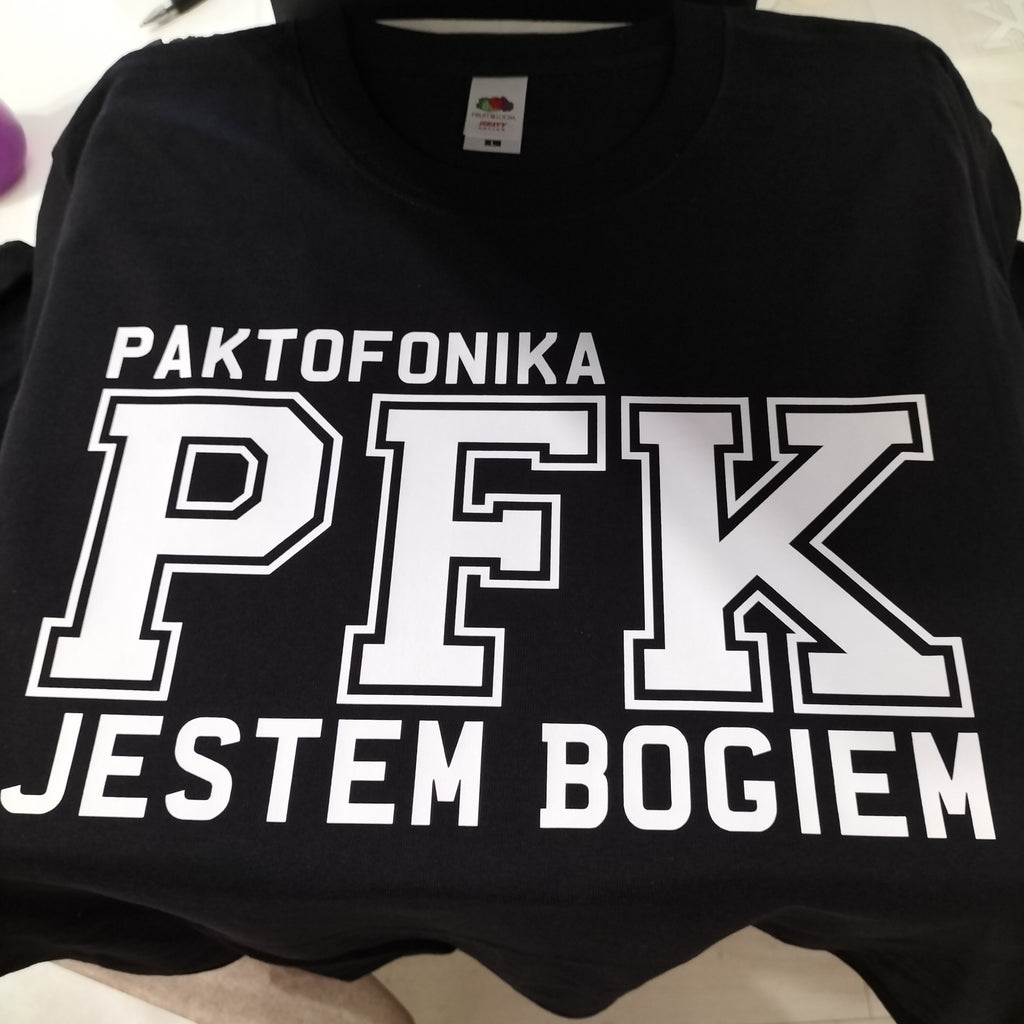 t shirt Paktofonika PFK kompany shirt Jestem Bogiem