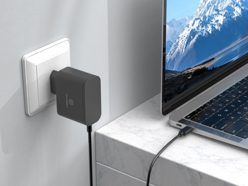 Techancy Carregador Rápido GaN USB-C de 65W TL7347, pequeno e